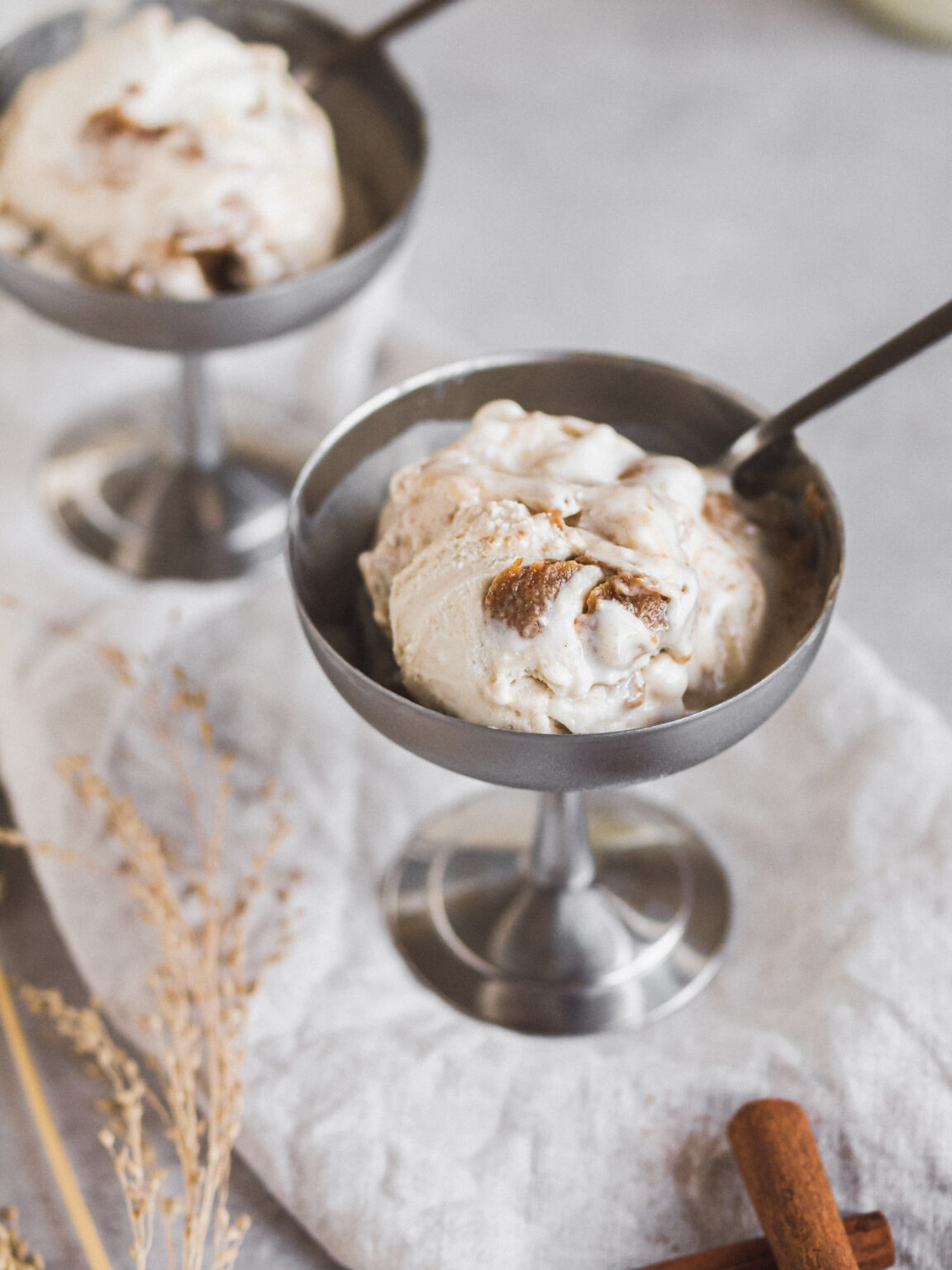 Healthier Cinnamon Bun Vegan Ice Cream Baking Me Healthy