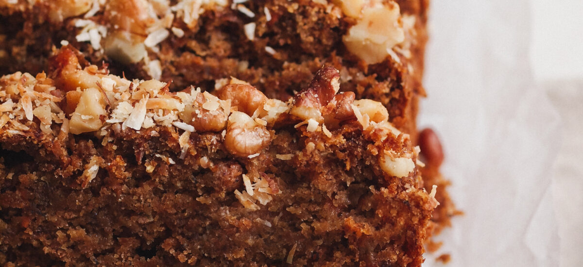 Healthy Vegan Carrot Cake Banana Bread