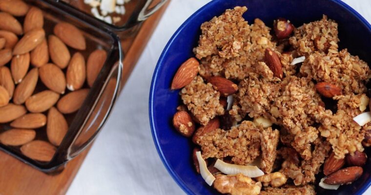 Healthy Gingerbread Granola