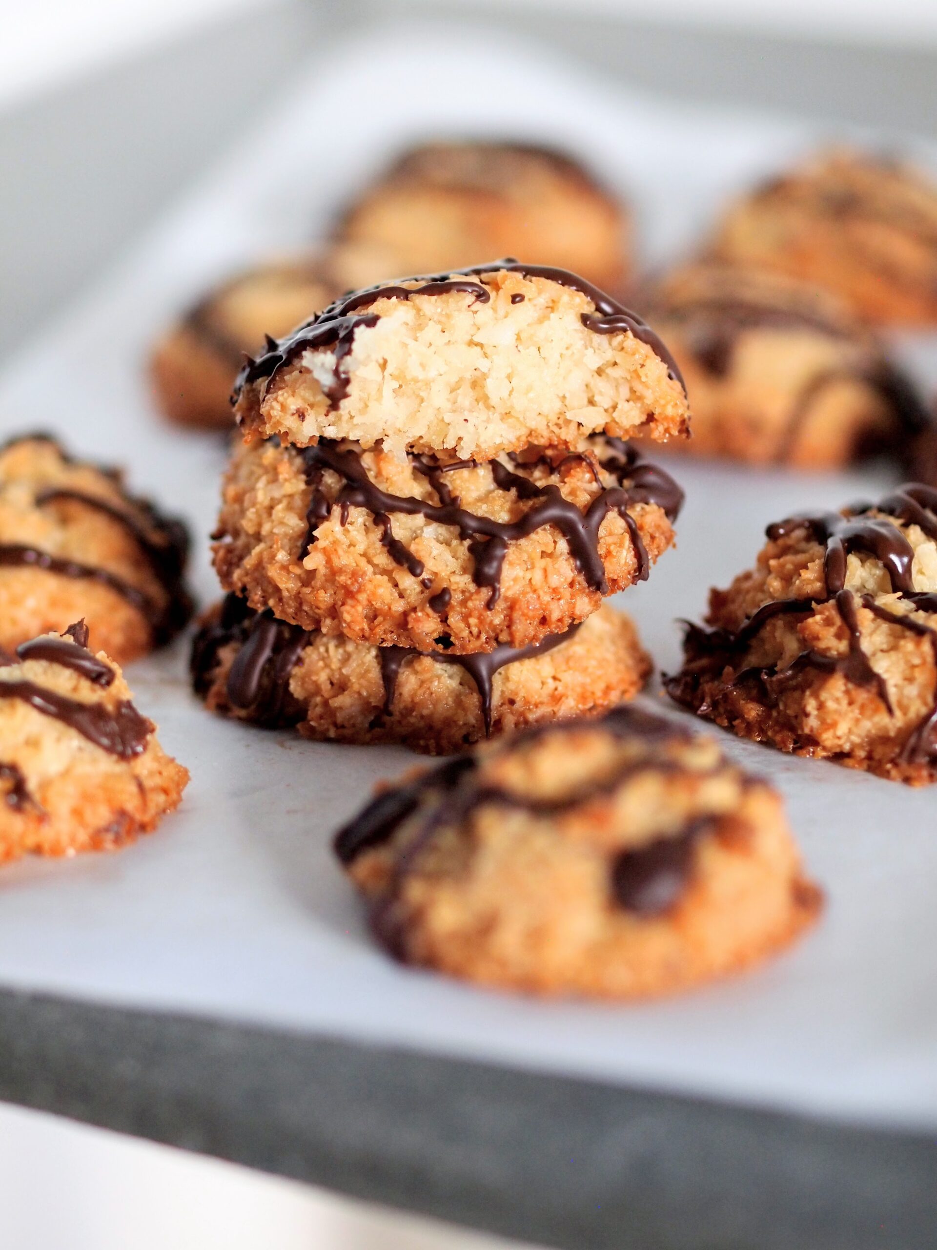 Healthy Vegan Chocolate Coconut Macaroons