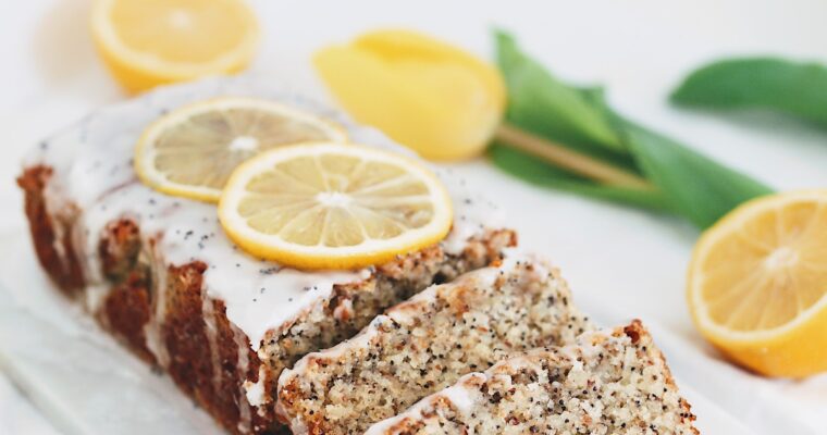 Vegan Lemon Poppyseed Loaf