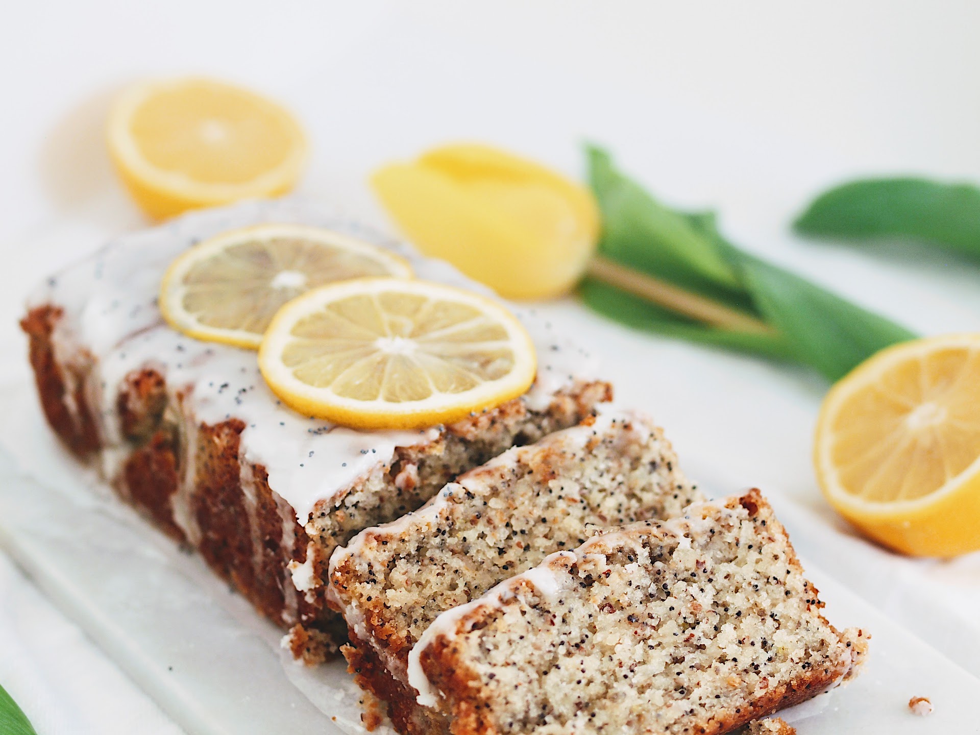 Vegan Lemon Poppyseed Loaf