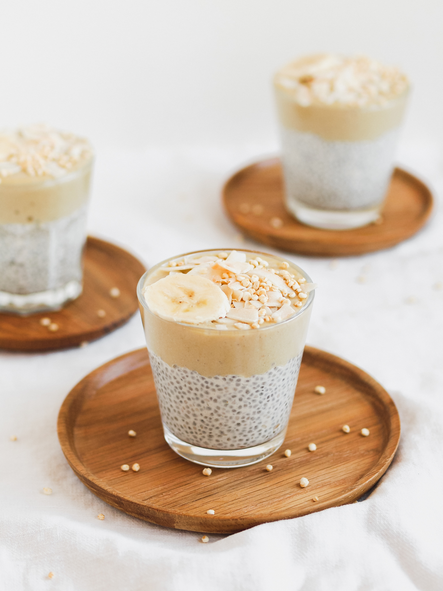 Healthy Banana Cream Pie Chia Pudding (Vegan / Gluten Free / Raw)