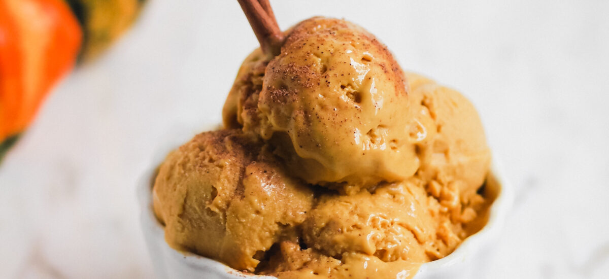 healthier vegan pumpkin ice cream low fat