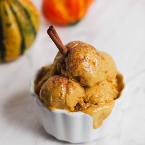 healthier vegan pumpkin ice cream low fat