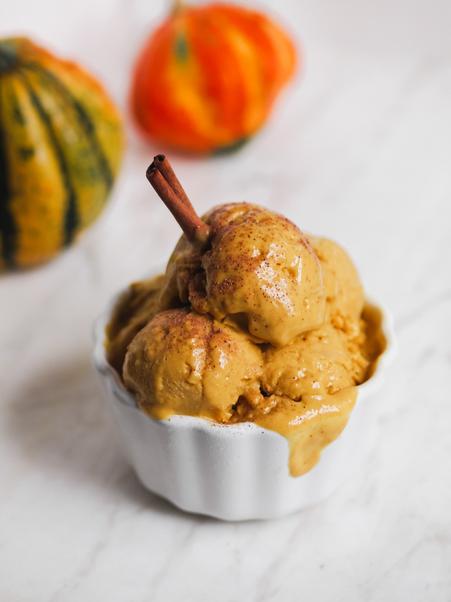 healthier vegan pumpkin ice cream low fat