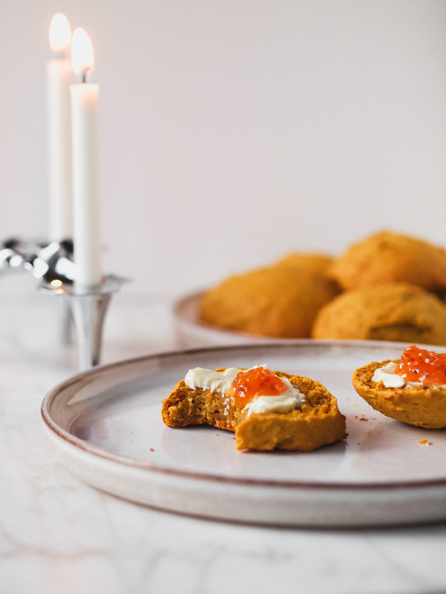 Healthier Vegan Pumpkin Scones