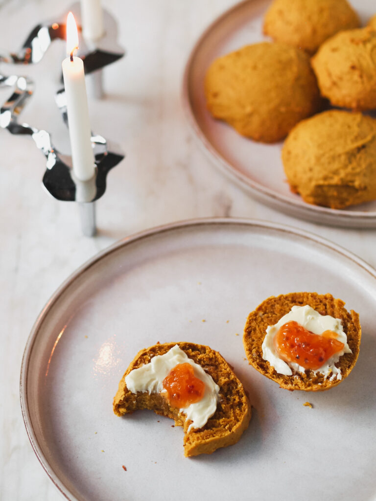 healthier vegan pumpkin scones