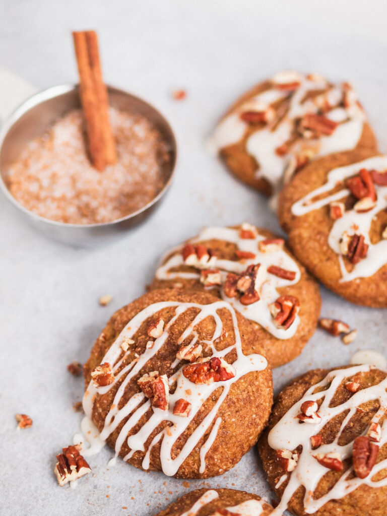 Vegan Maple Pecan Pumpkin Cookies