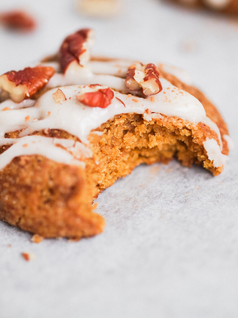 Vegan Maple Pecan Pumpkin Cookies