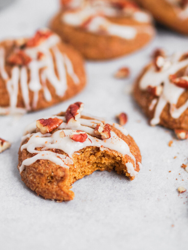 Vegan Maple Pecan Pumpkin Cookies