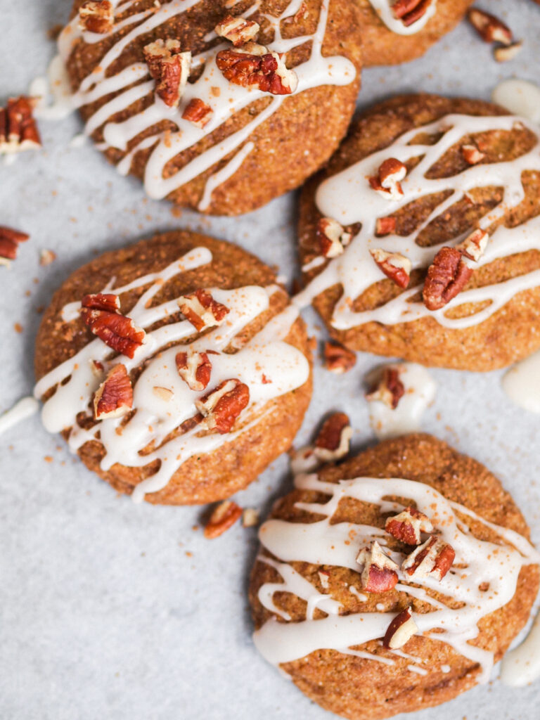 Vegan Maple Pecan Pumpkin Cookies