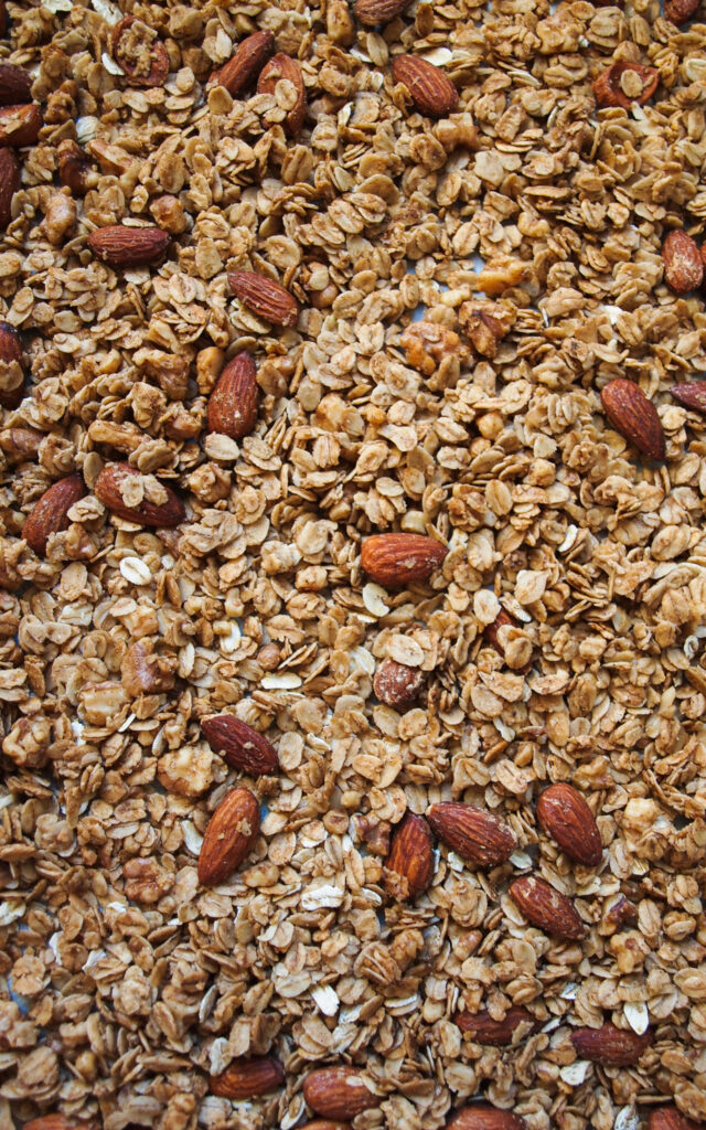 healthy gingerbread granola