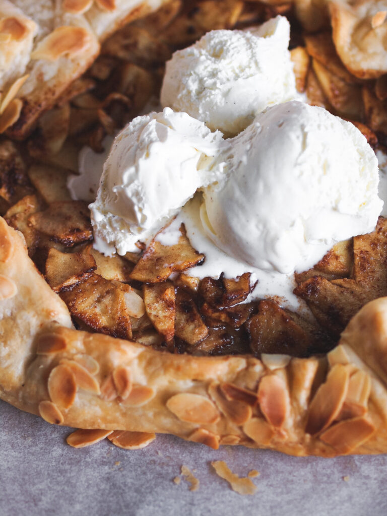 Cinnamon Apple Almond Vegan Galette