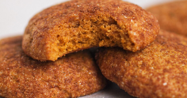 Vegan Pumpkin Snickerdoodles