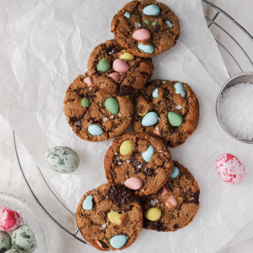 Healthier Easter Chocolate Vegan Cookies