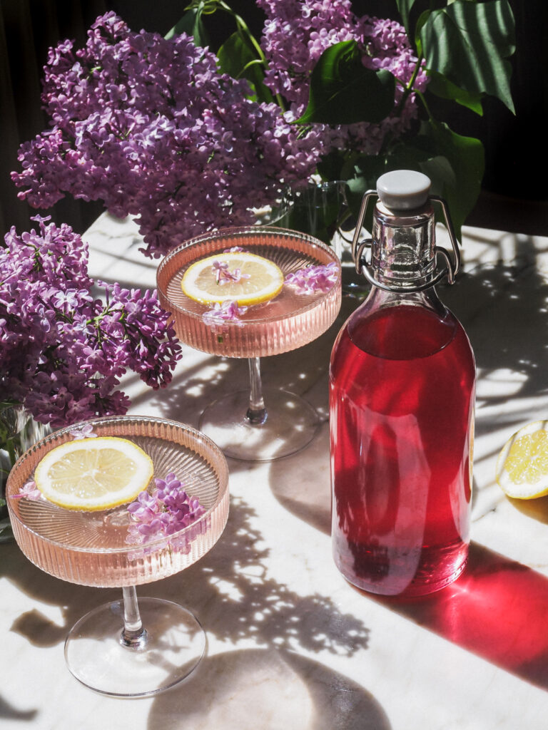 how to make lilac syrup