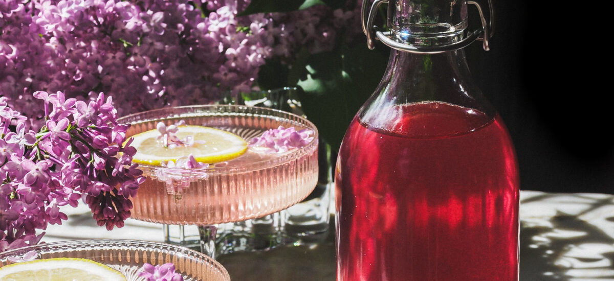 how to make lilac syrup