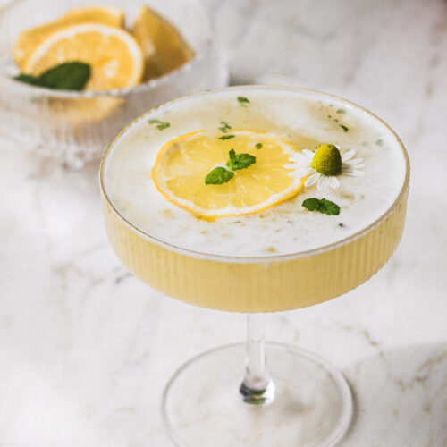 Refreshing Lemon Elderflower Mint Mocktail