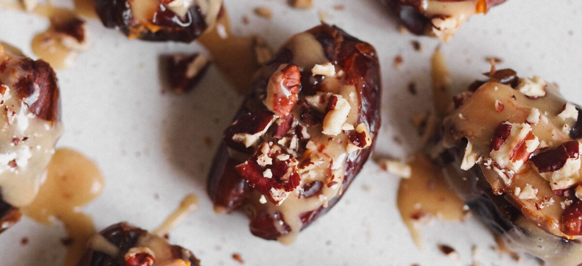 Maple Caramel Pumpkin Spice Dates