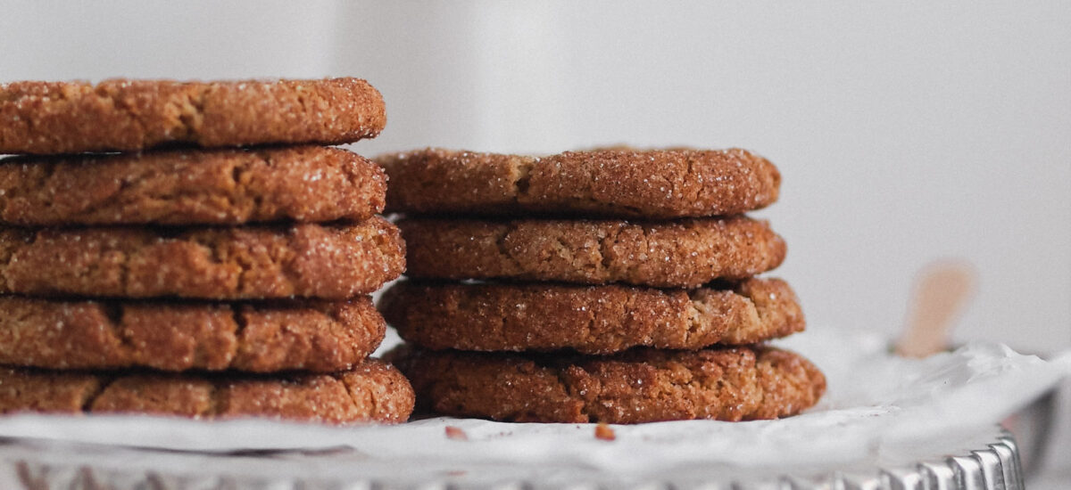 Healthier Vegan Gingerbread Snickerdoodles