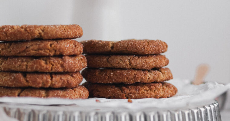 Healthier Vegan Gingerbread Snickerdoodles