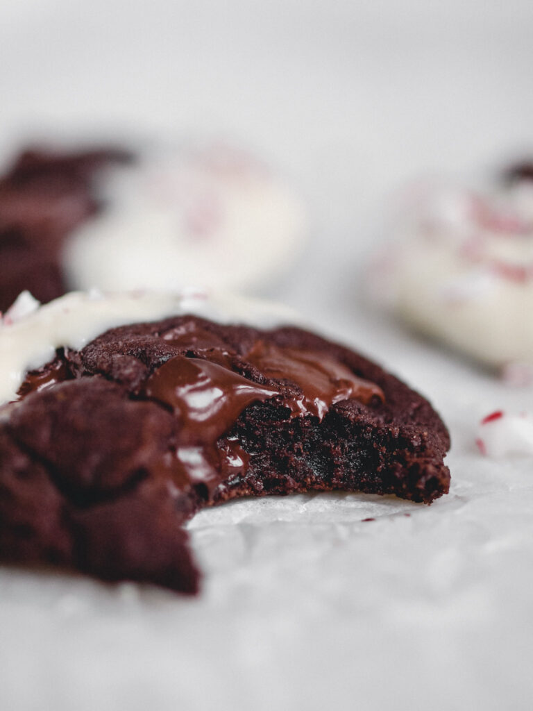 Peppermint Mocha Vegan Brownie Cookies