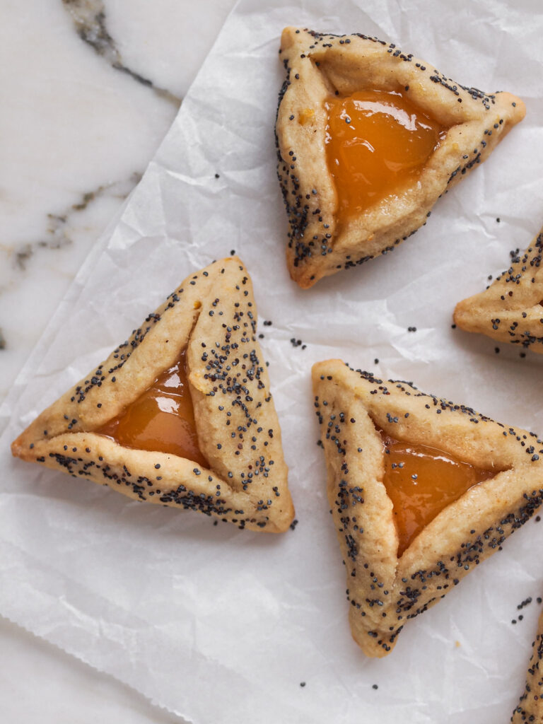 Lemon Poppy Seed Vegan Hamantaschen