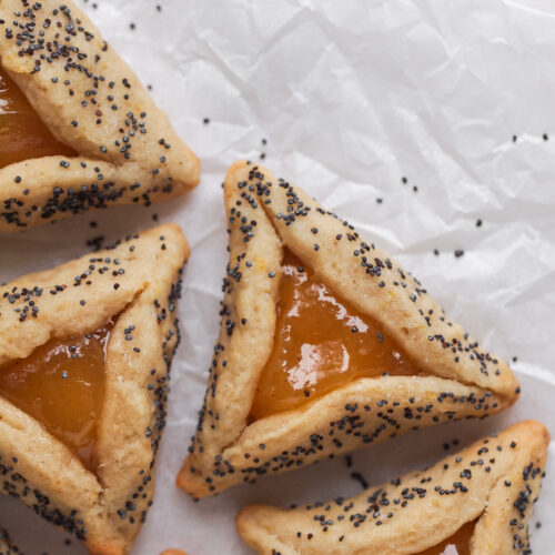 Lemon Poppy Seed Vegan Hamantaschen