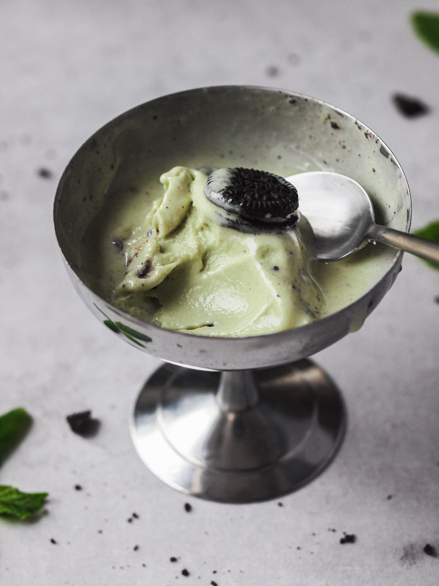 Mint Oreo Healthier Vegan Ice Cream