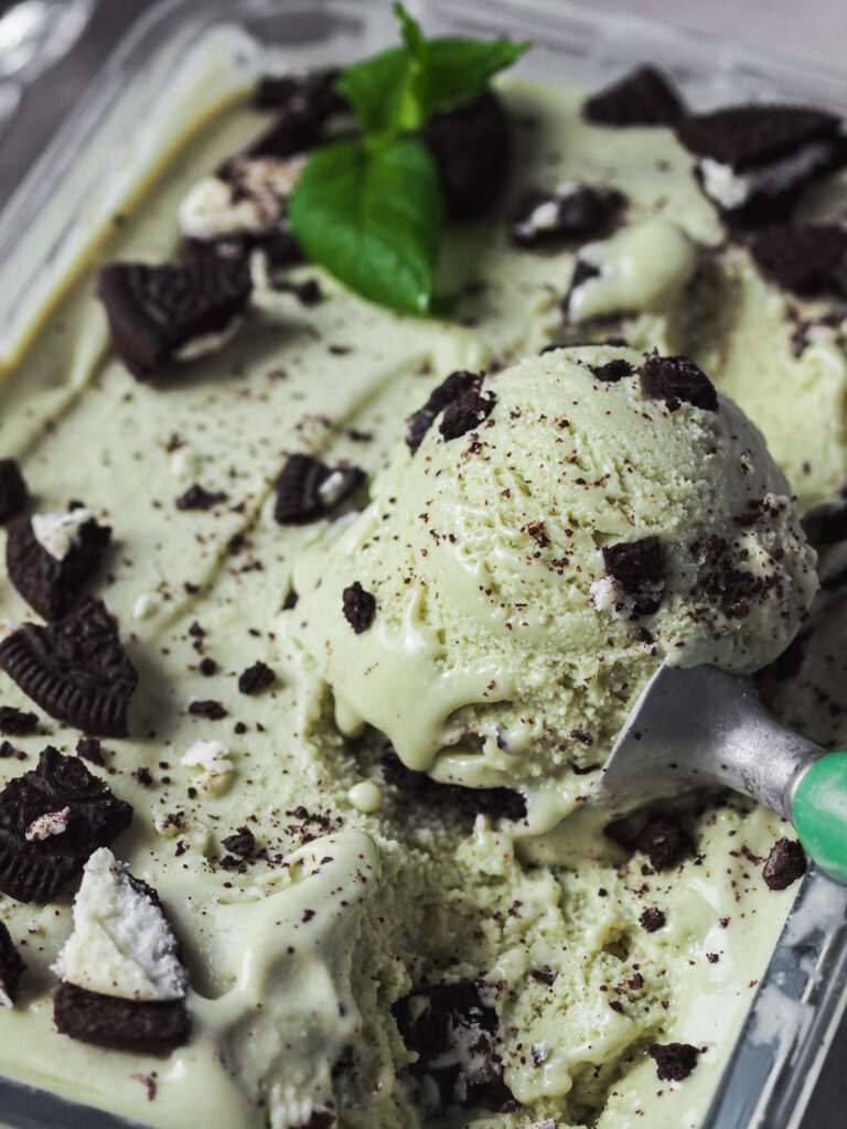 Mint Oreo Healthier Vegan Ice Cream