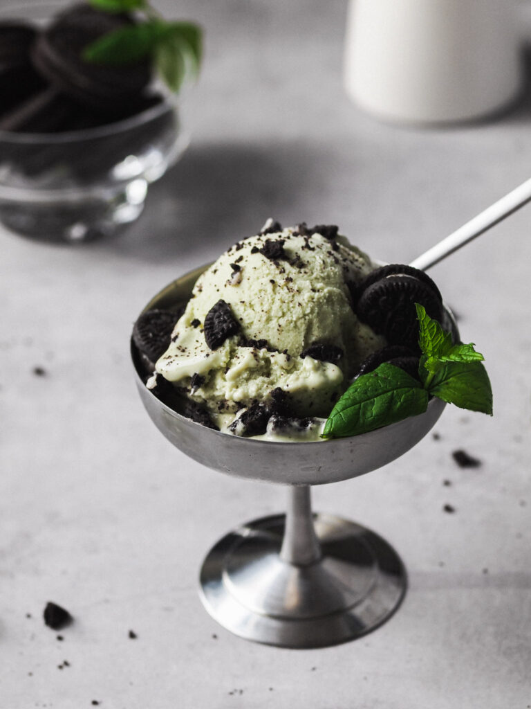 Mint Oreo Healthier Vegan Ice Cream