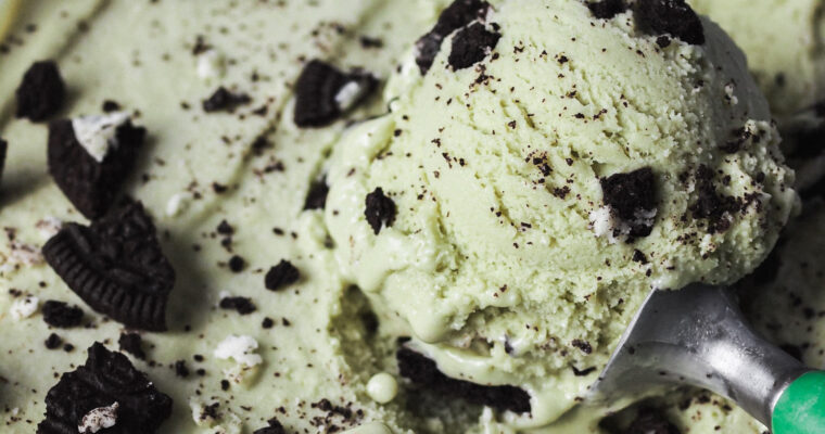 Mint Oreo Healthier Vegan Ice Cream