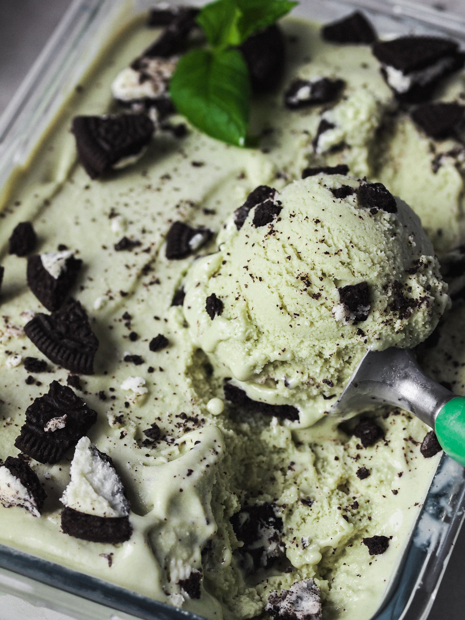 Mint Oreo Healthier Vegan Ice Cream