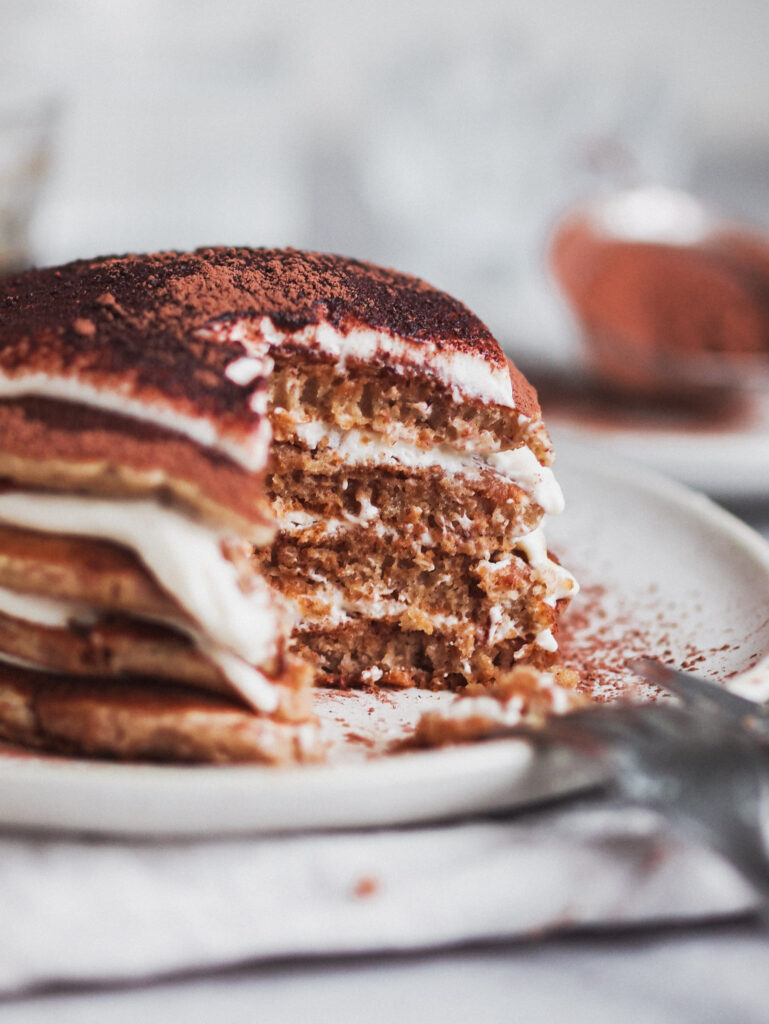 Tiramisu Pancakes Recipe (Fluffy and Coffee-Infused)