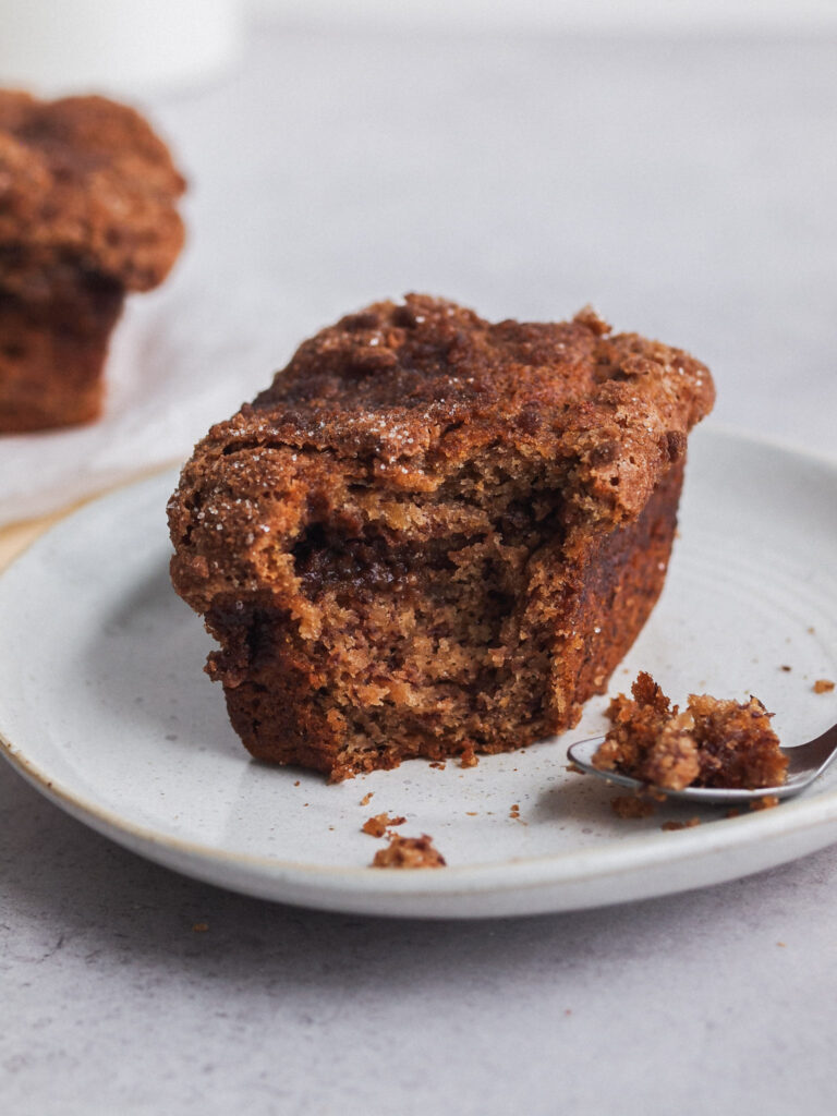 Mini Cinnamon Coffee Cake Vegan Banana Bread