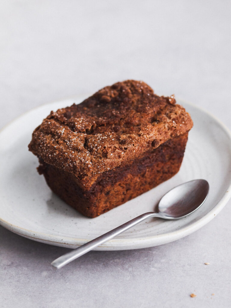 Mini Cinnamon Coffee Cake Vegan Banana Bread