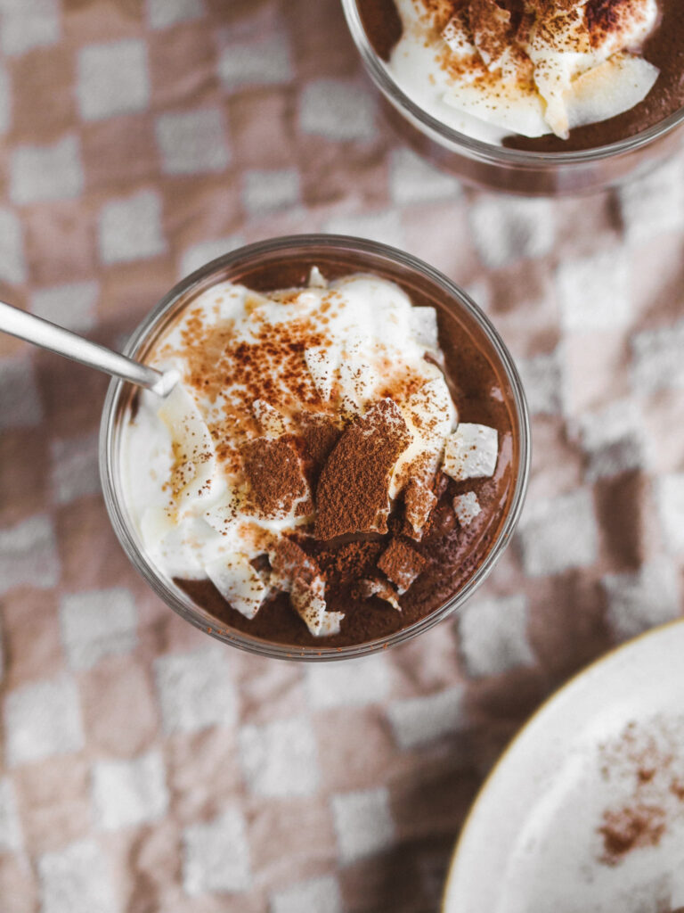 Healthy Chocolate Coconut Chia Pudding (Vegan + Gluten Free)