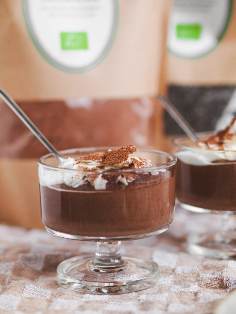 Healthy Chocolate Coconut Chia Pudding (Vegan + Gluten Free)