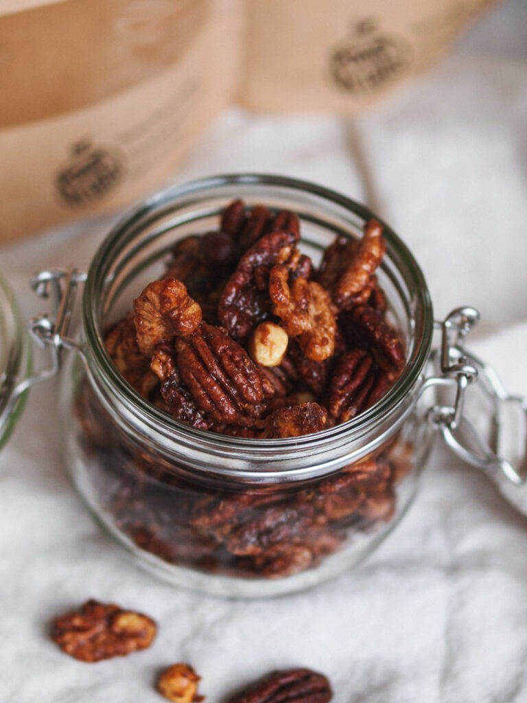 Gingerbread Candied Nuts