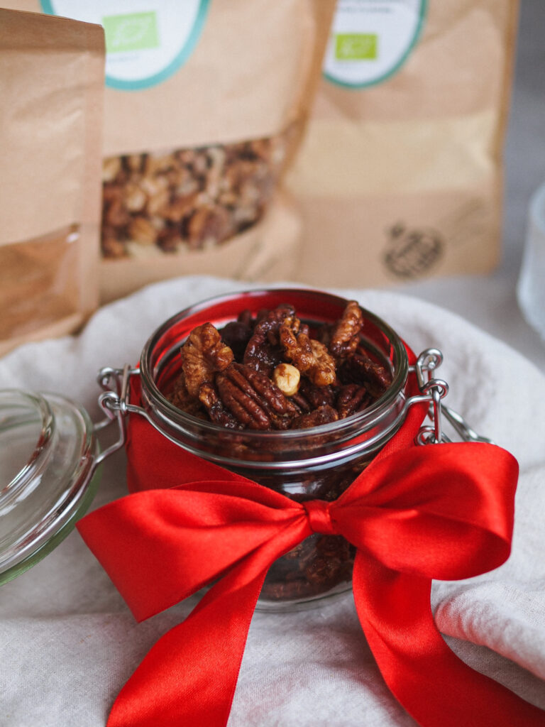 Gingerbread Candied Nuts