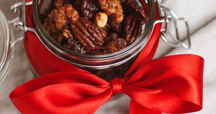 Gingerbread Candied Nuts (Vegan + Gluten Free)