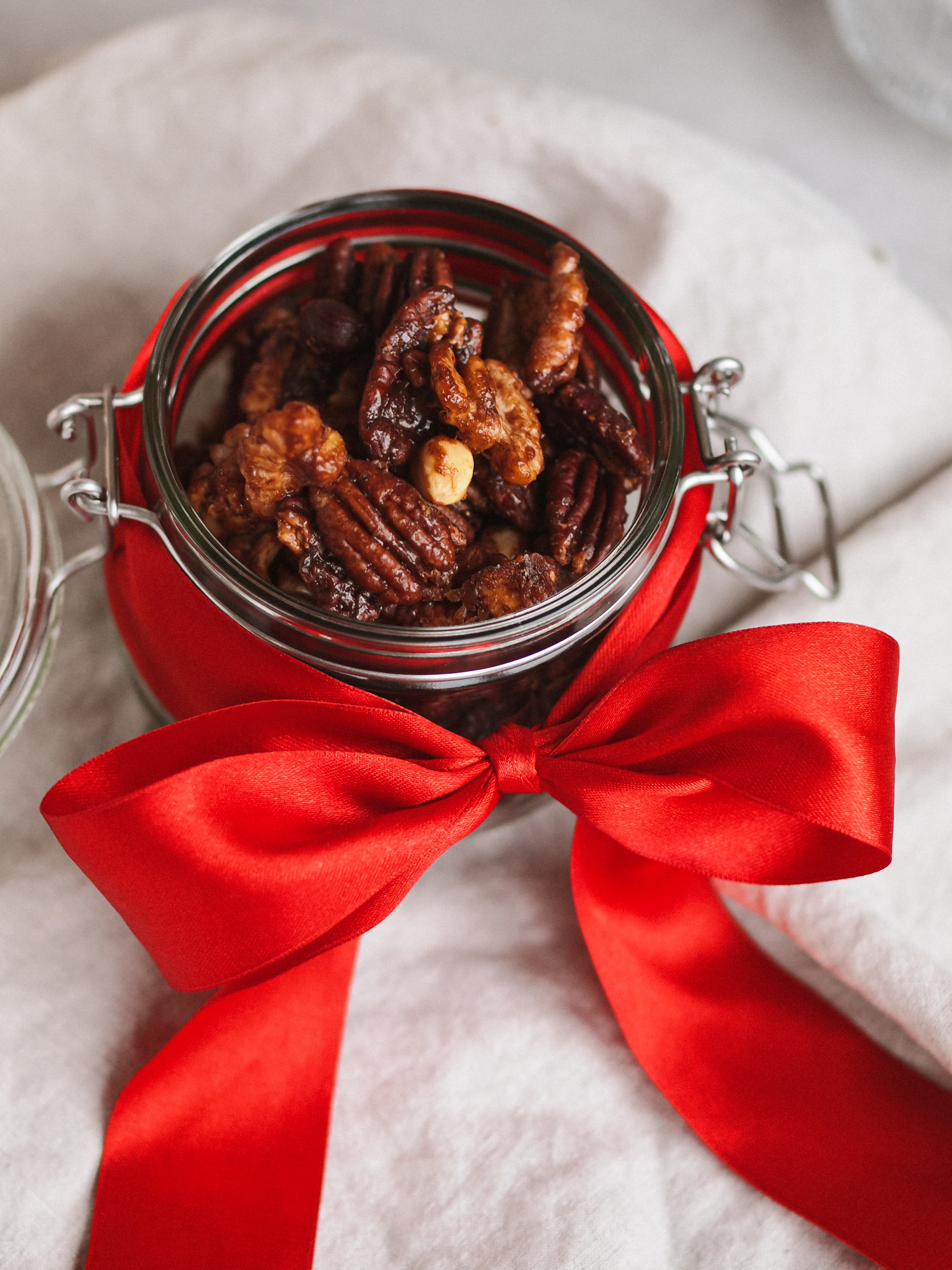 Gingerbread Candied Nuts (Vegan + Gluten Free)