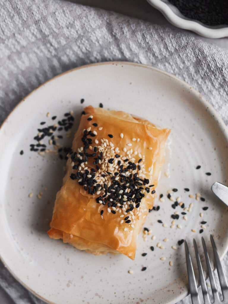 Greek Crispy Phyllo Baked Feta