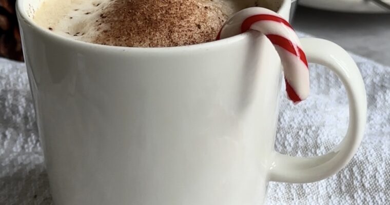 Creamy Peppermint Mocha (Vegan + Gluten Free)