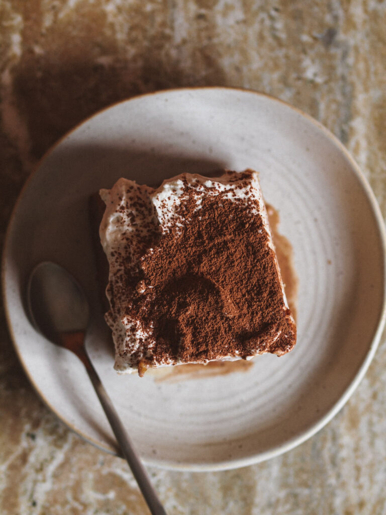 Tiramisu Tres Leches Cake