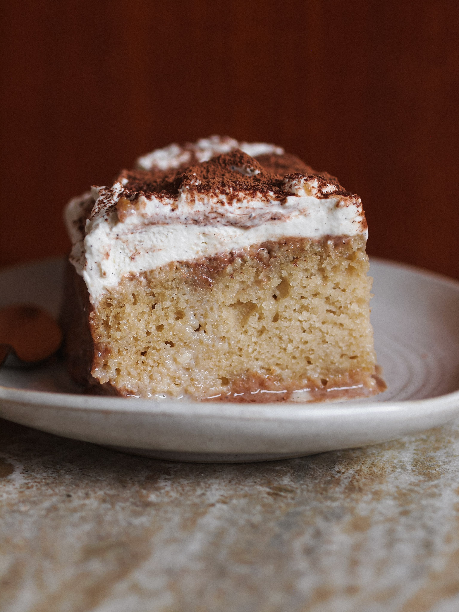 Tiramisu Tres Leches Cake (Vegan + Easy to make)